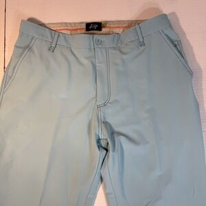 Golf Pants Mens 34‎ Performance Modern Preppy Stretch Cool Stretch Blue Athletic
